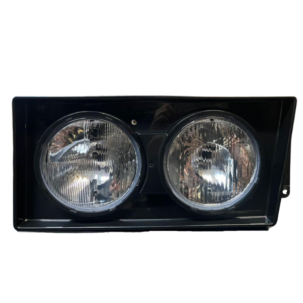 FAROL VOLKSWAGEN TITAN/WORKER DUPLO H1 MOLDURA PRETA