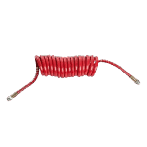 Mangueira Espiral Carreta Para Freio a Ar 6,5mm Vermelha