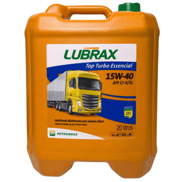 Óleo Lubrax Top Turbo Essencial 15W-40 CI-4/SL 20 Litros