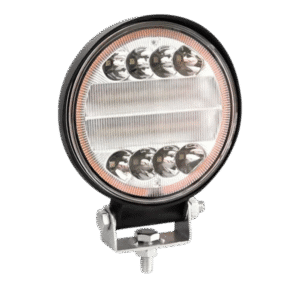 Farol Auxiliar LED Redondo Com Luz Direcional