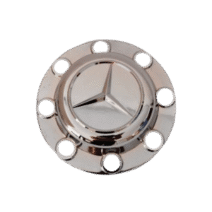Sobre Tampa do Cubo da Tração Mercedes 8 Furos Maior Cromada
